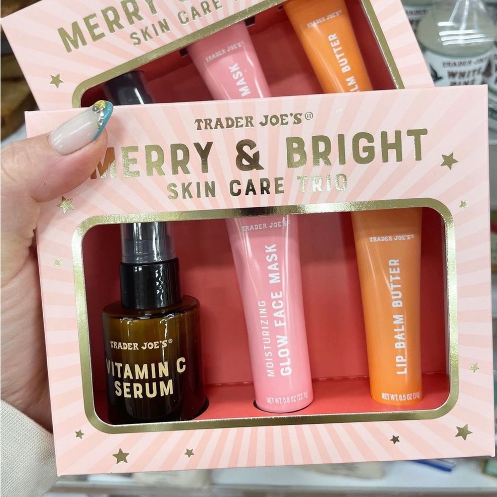 Trader Joe’s Merry & Bright Skincare Trio Gift Set